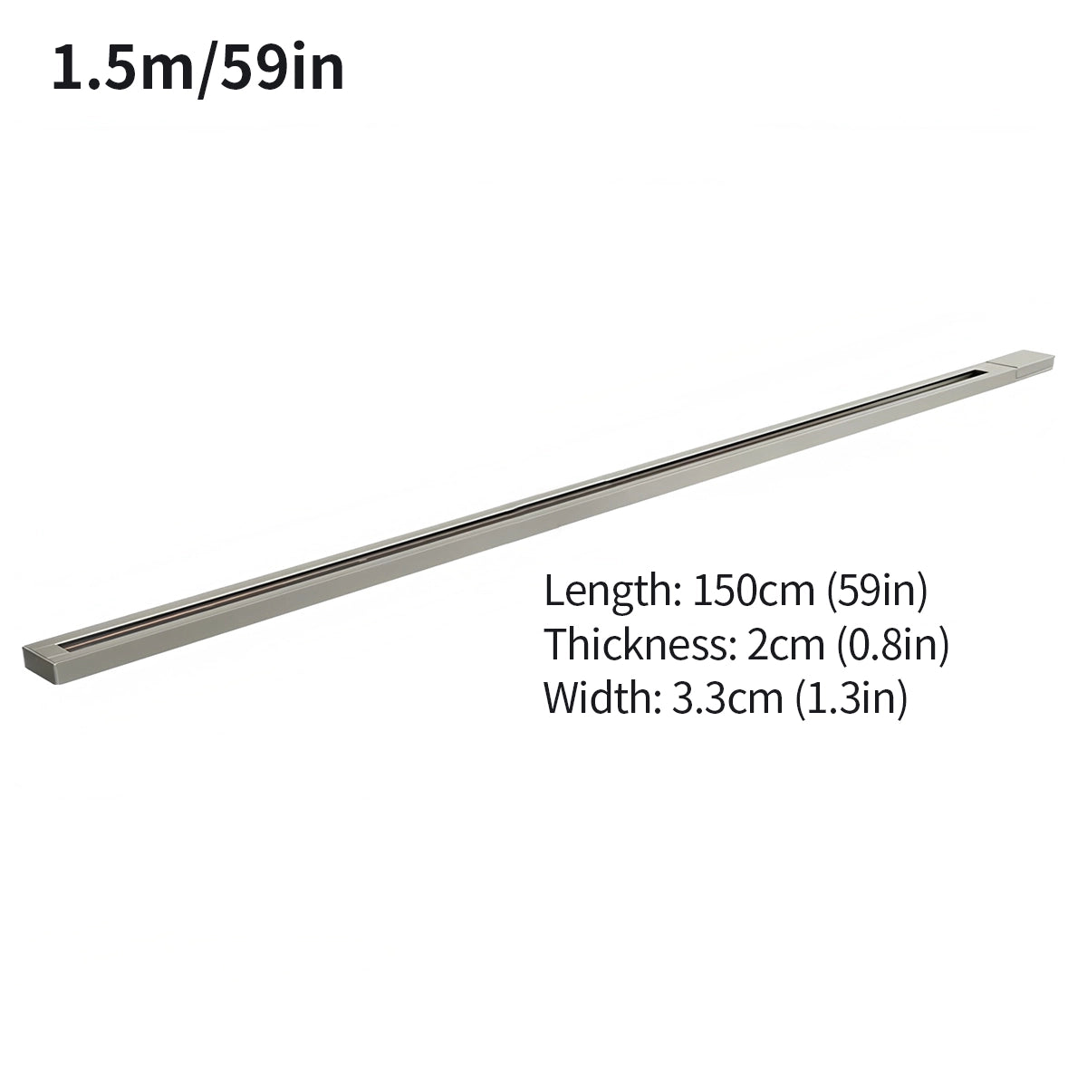 Bauhaus Nickel Plated Track Light