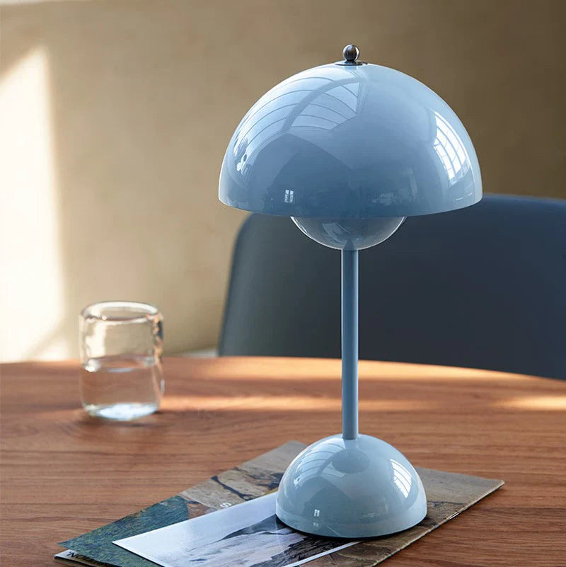 Modern Cordless Dome Table Lamp