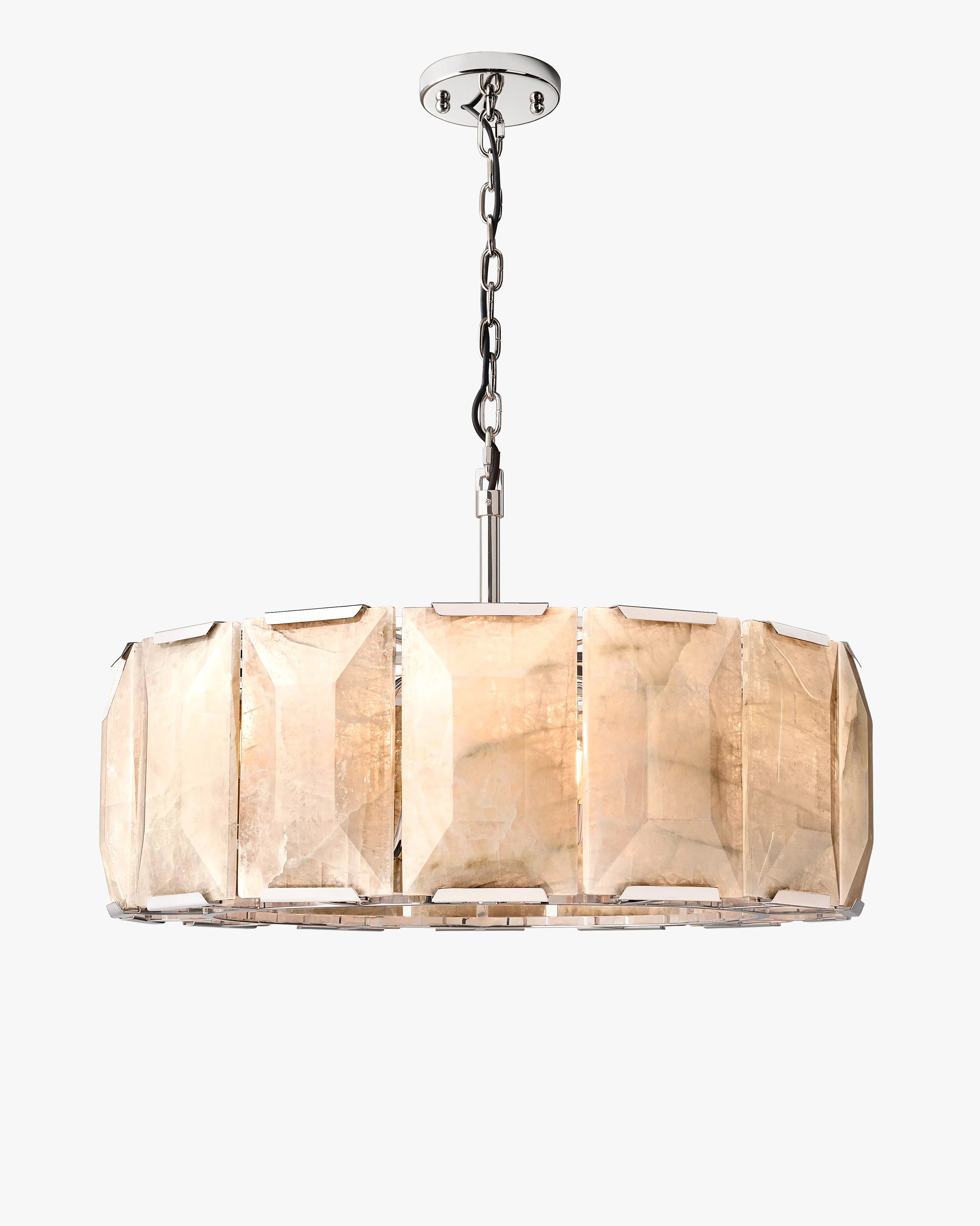 Alabaster Round Chandelier – Harlow