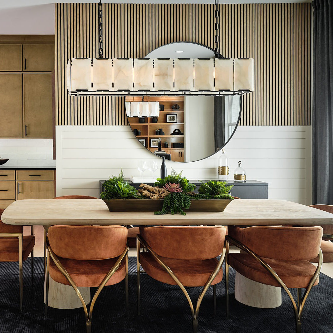 Alabaster Rectangular Chandelier – Harlow