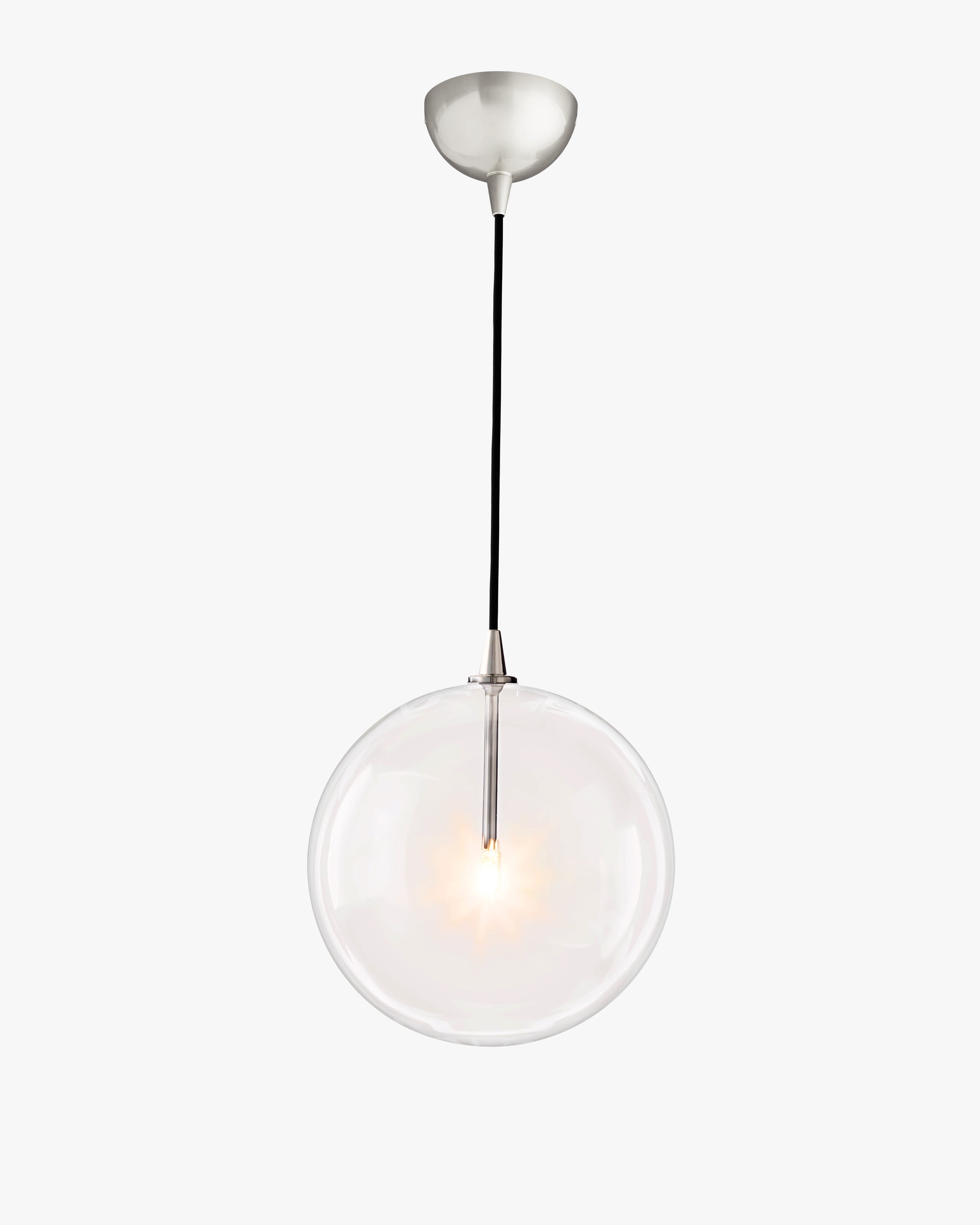 6 Inch Blown Glass Globe Pendant Light - Mobile