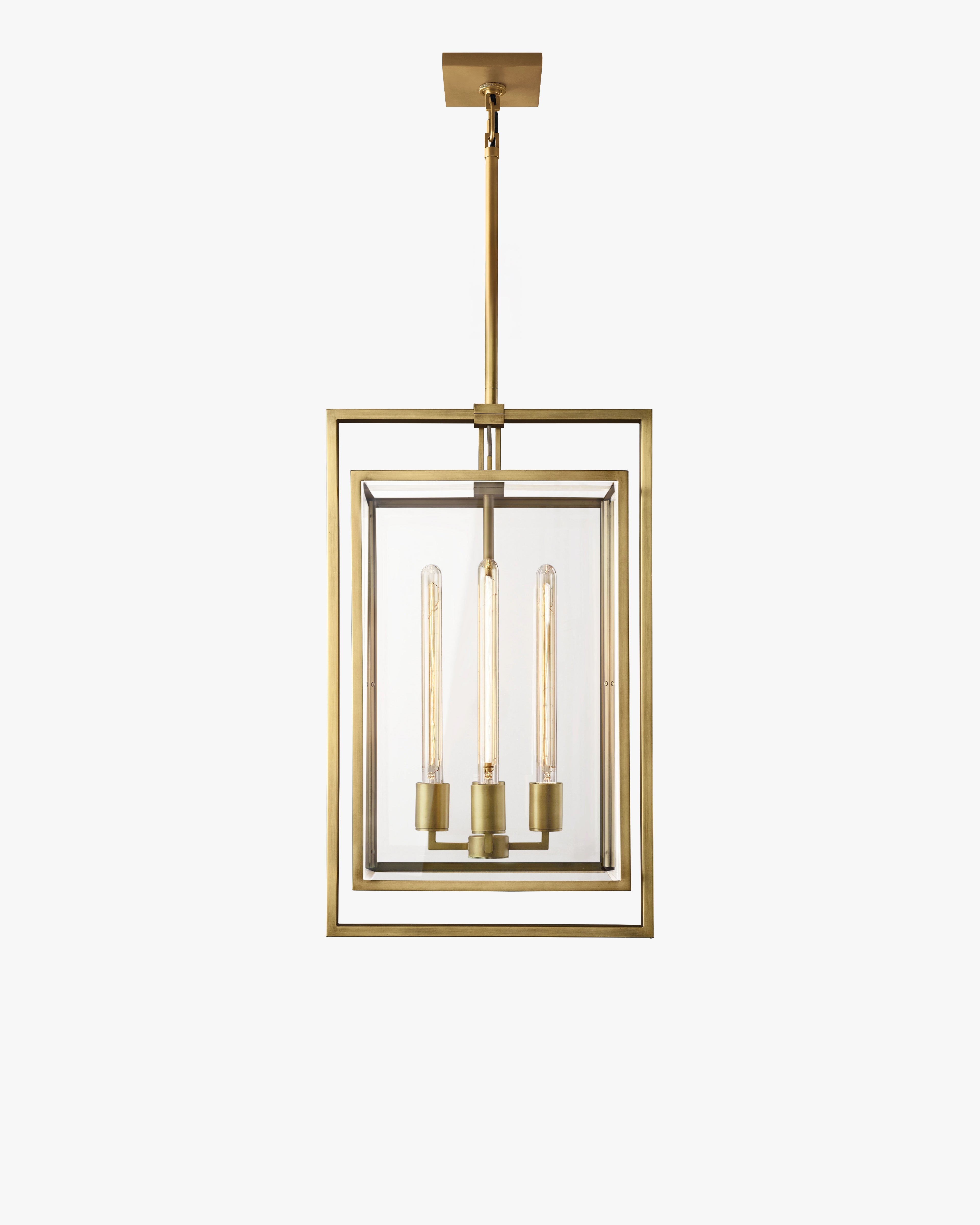Glass Lantern Pendant Light - Beckman