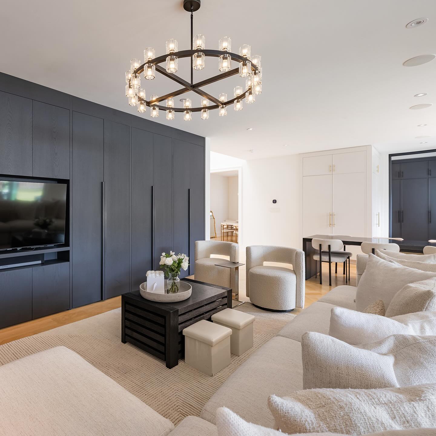 Hexagonal Crystal Round Chandelier – Arcachon
