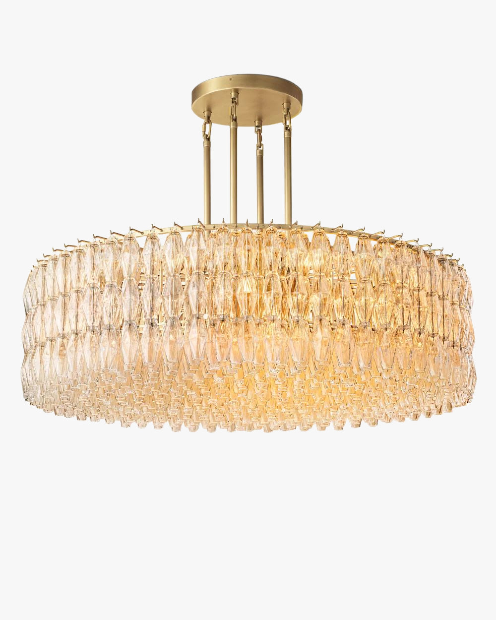 Cascading Chain Crystal Chandelier - Marignan