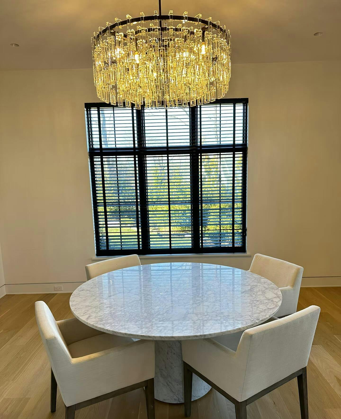 Cascading Chain Crystal Chandelier - Marignan