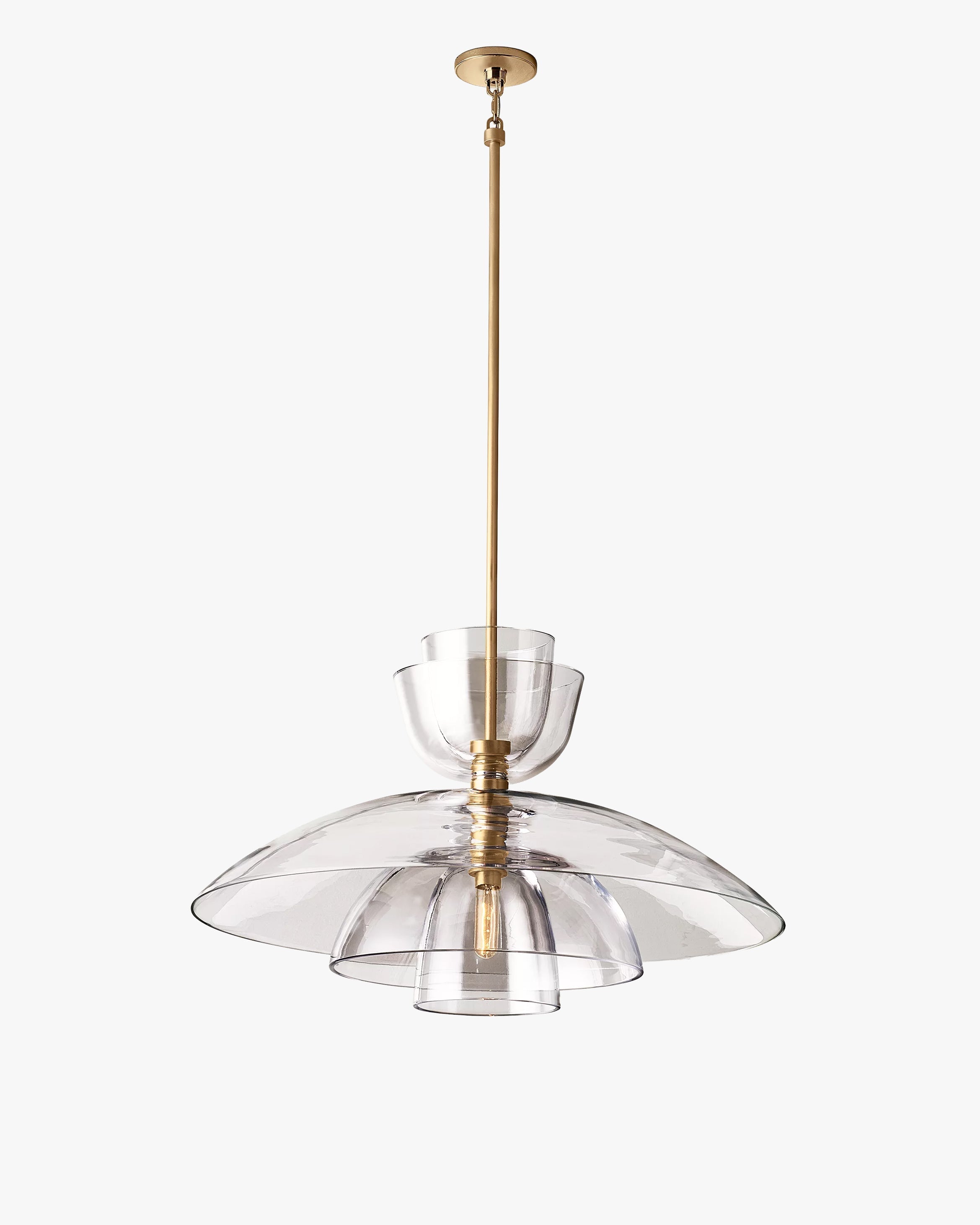 Clear Glass Cloche Pendant Light - Blom