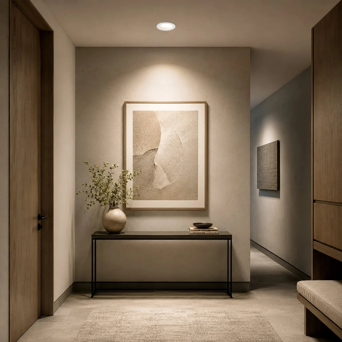 Minimalist Aluminum Eye-Protection Downlight