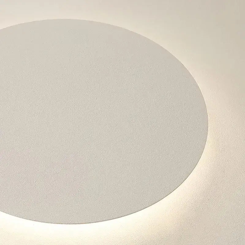 Crema Modern Nordic Round Flush Mount Ceiling Light – White Fixture