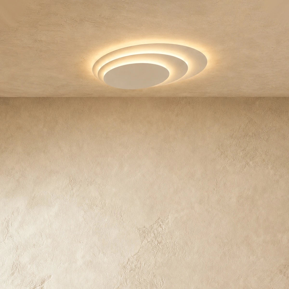 Crema Modern Nordic Round Flush Mount Ceiling Light β White Fixture