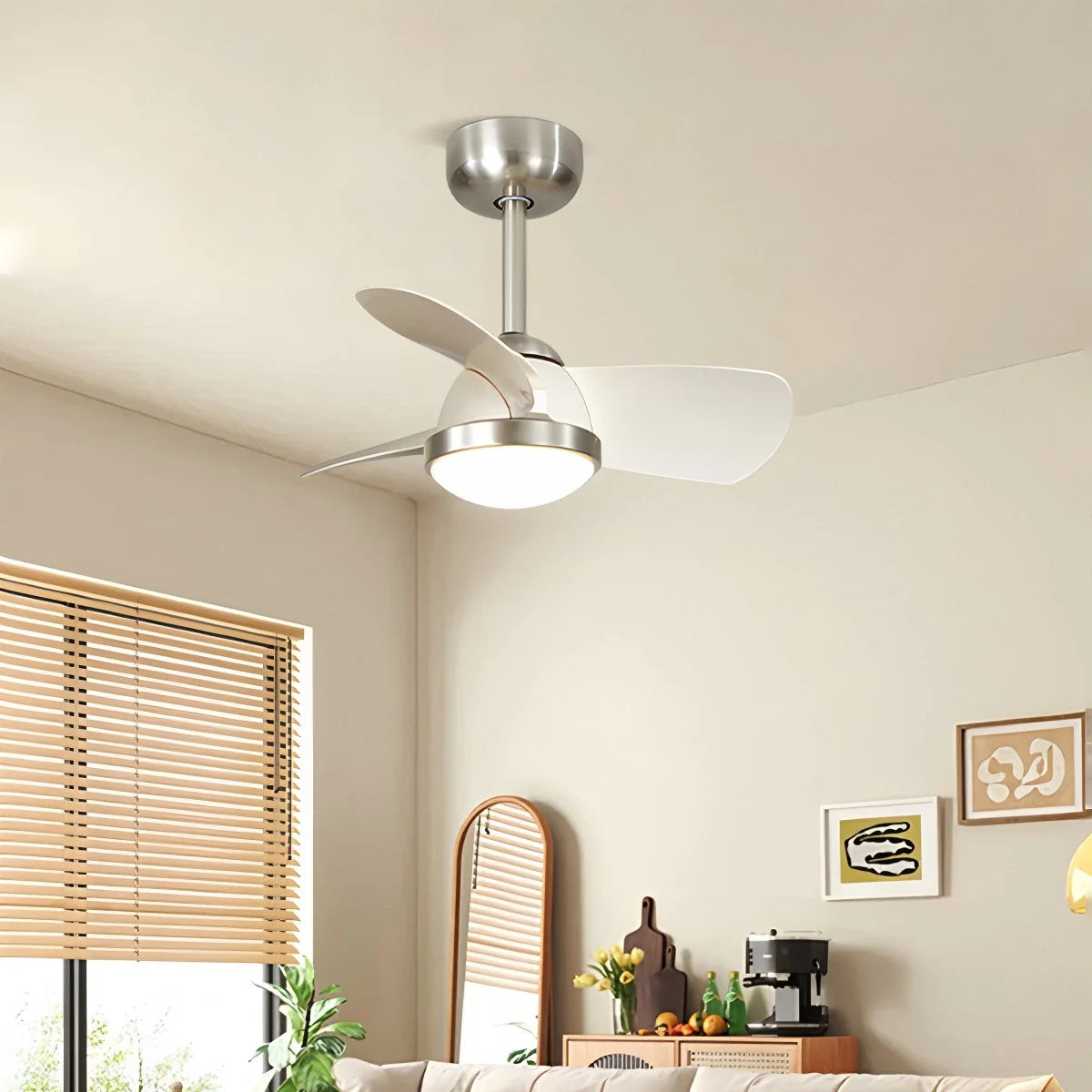 Simple Ceiling Fan Light for Children's Room