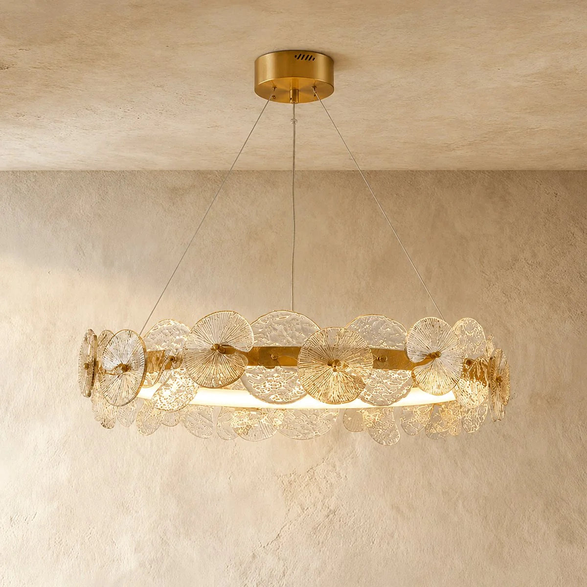 Halo Glass Chandelier