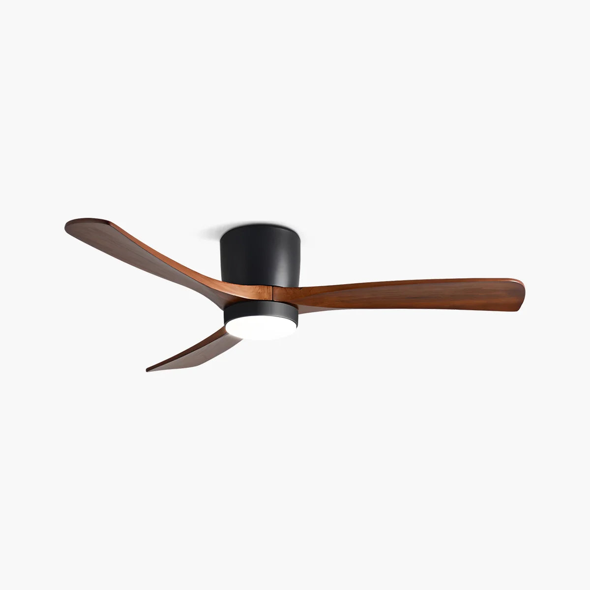 Large Low Profile Ceiling Fan with Light