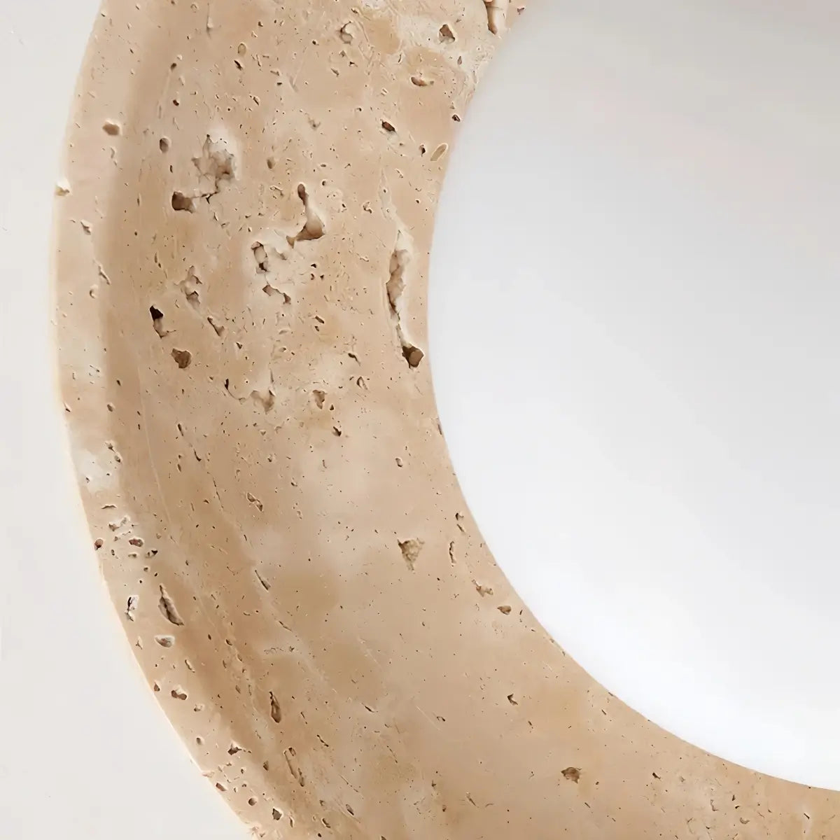 Strata Modern Travertine Ceiling Light