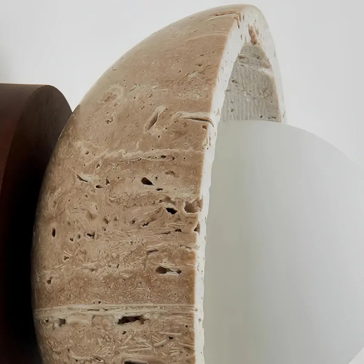 Strata Travertine Ceiling Light