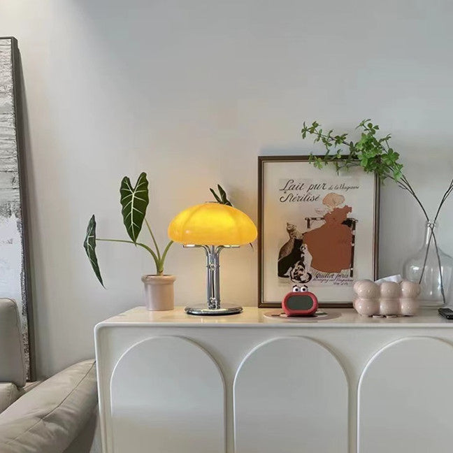 Bauhaus Glass Mushroom Table Lamp