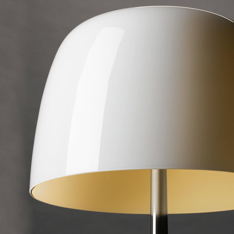 Sculptural Glass Table Lamp