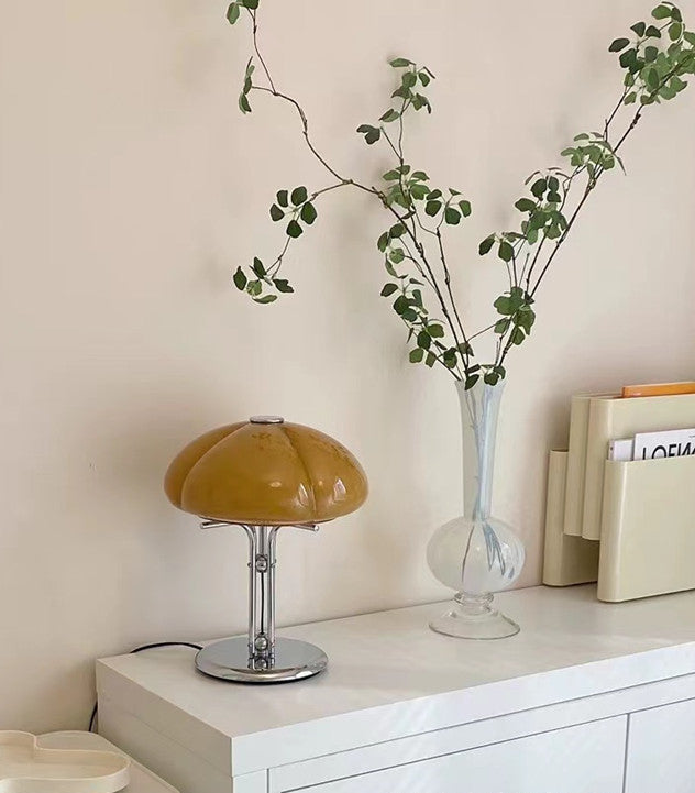 Bauhaus Glass Mushroom Table Lamp
