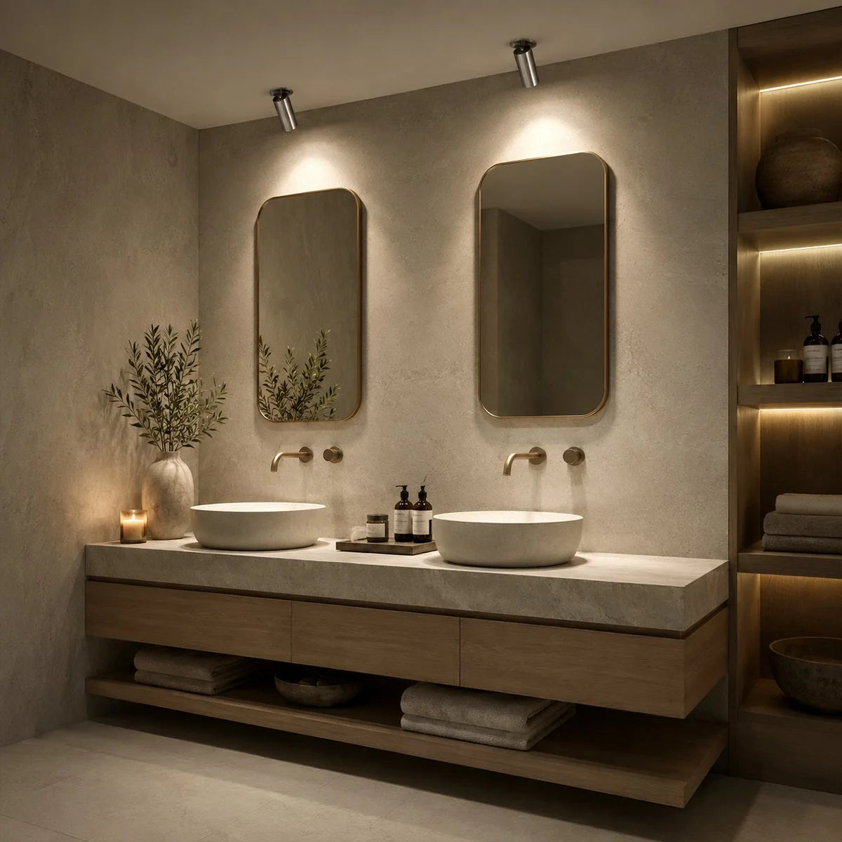 Recessed Retractable Spotlight