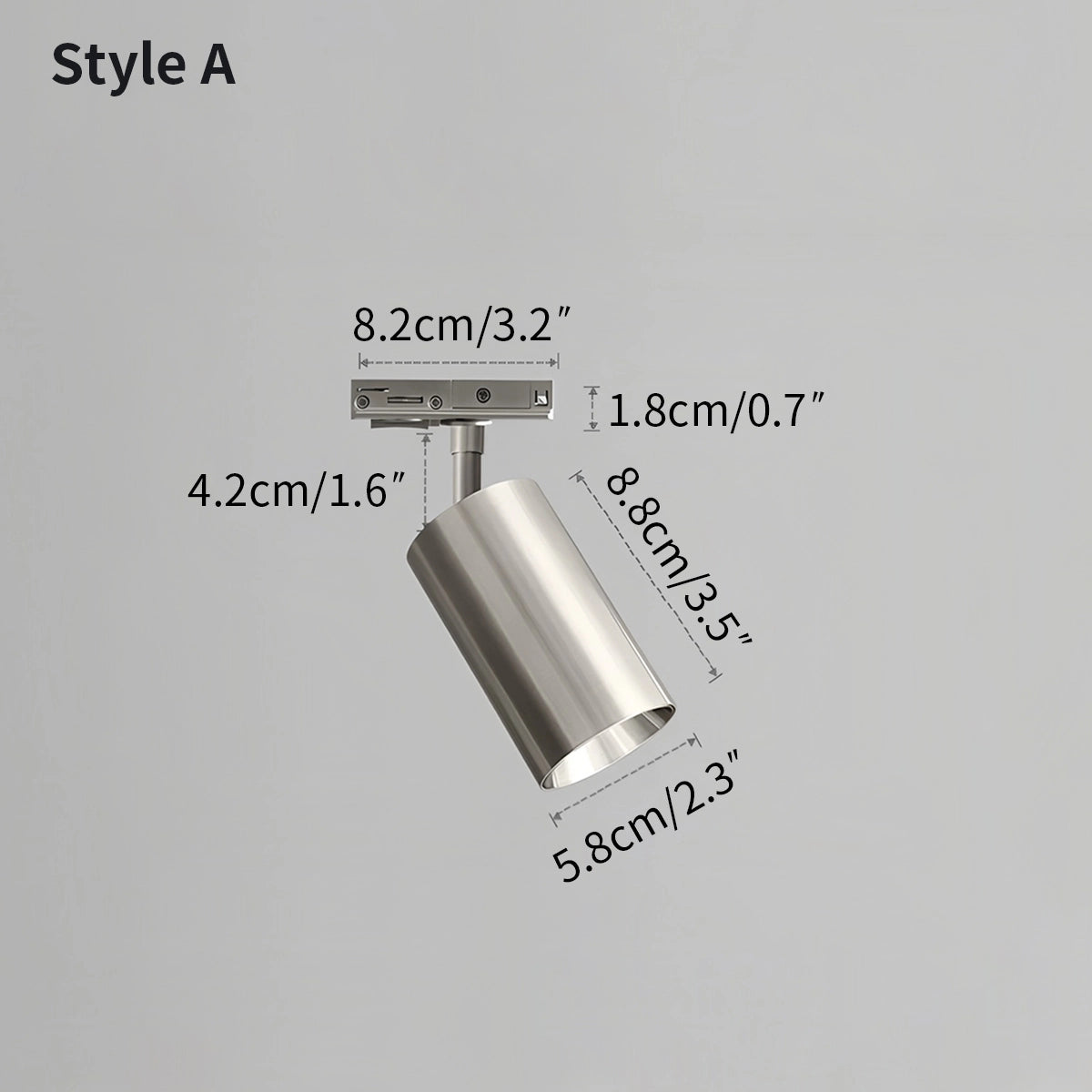 Bauhaus Surface Mounted LED Track Light