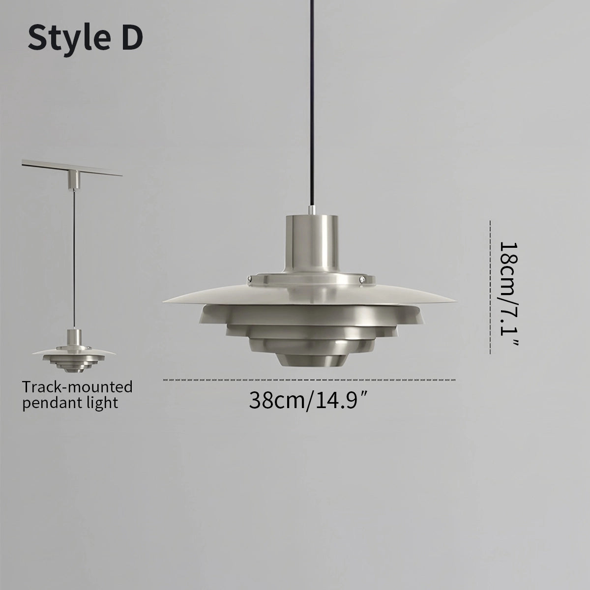 Bauhaus Nickel Plated Track Light
