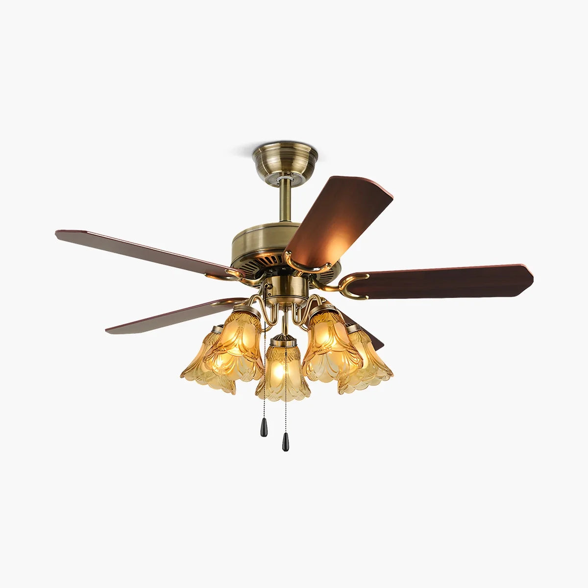 Vintage Ceiling Fan with Light for Dining Room