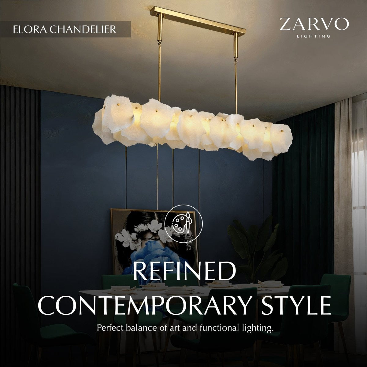 Elora Alabaster Chandelier