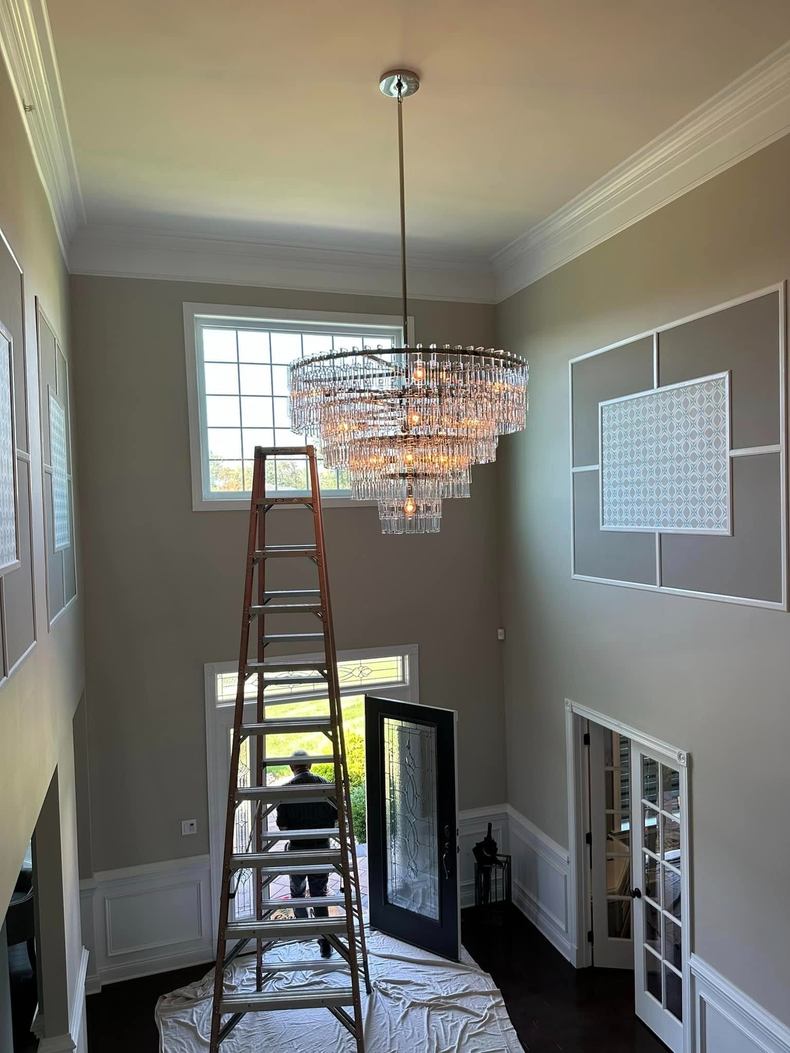 Chain Crystal Tiered Chandelier - Marignan