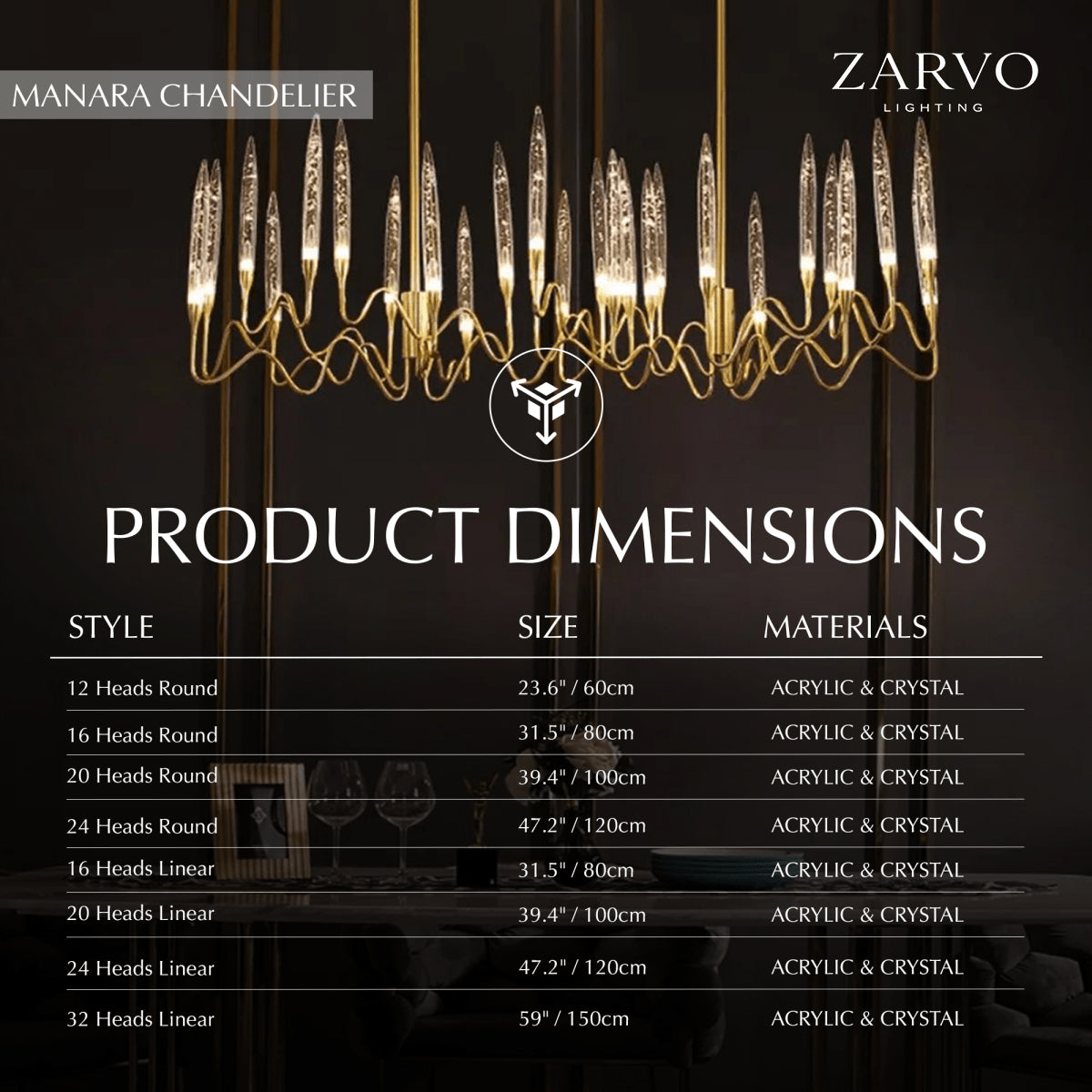 Manara Chandelier