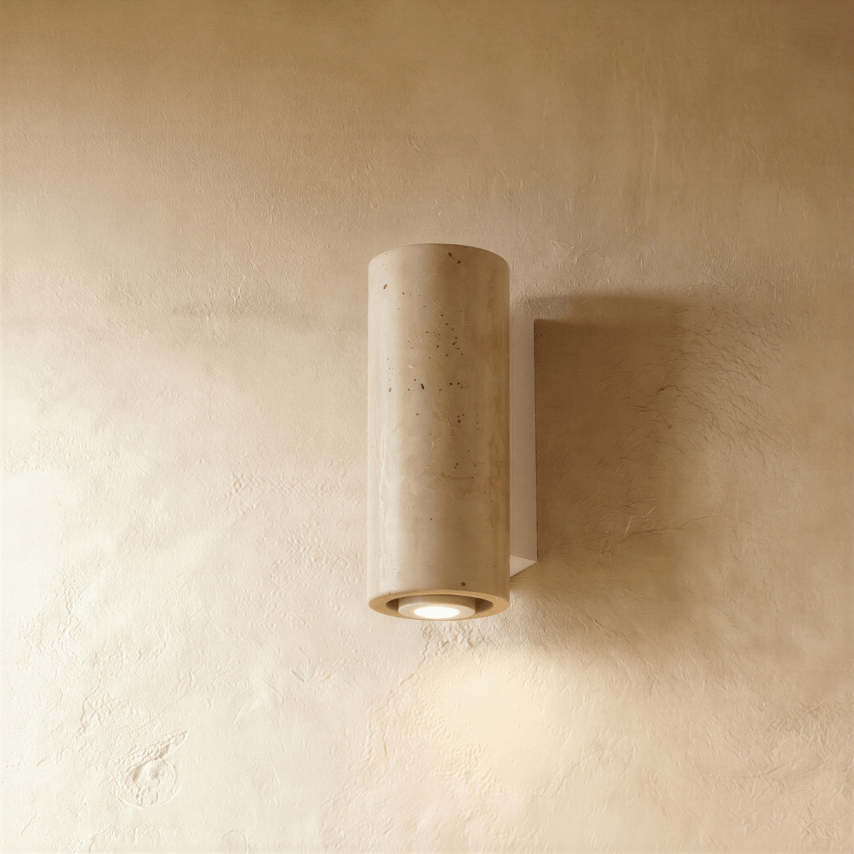 Mireille Wall Lamp Round - Metal Base 2.6"(6.5cm) x 6.3"(16cm) Warm White (3000K)