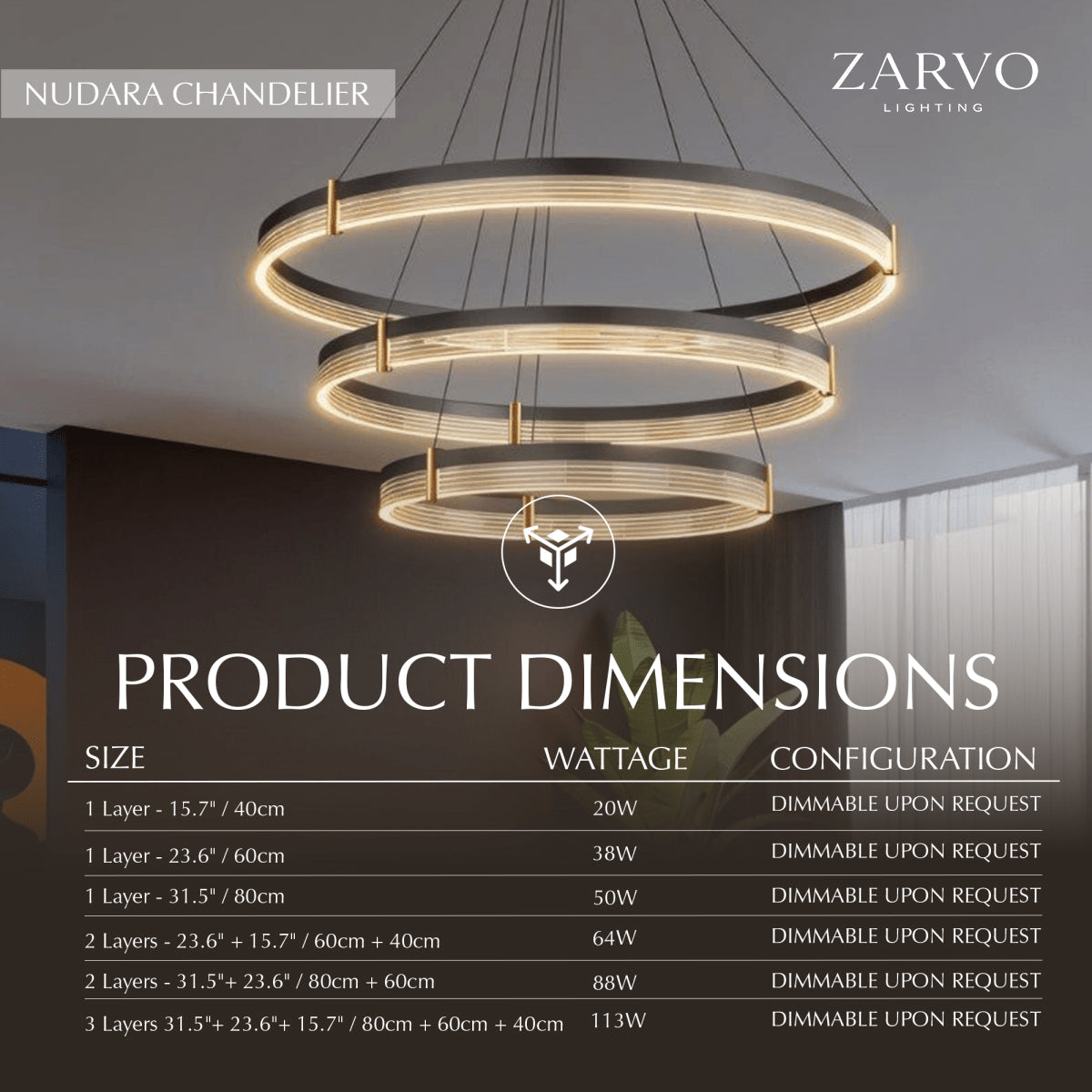 Nudara Chandelier