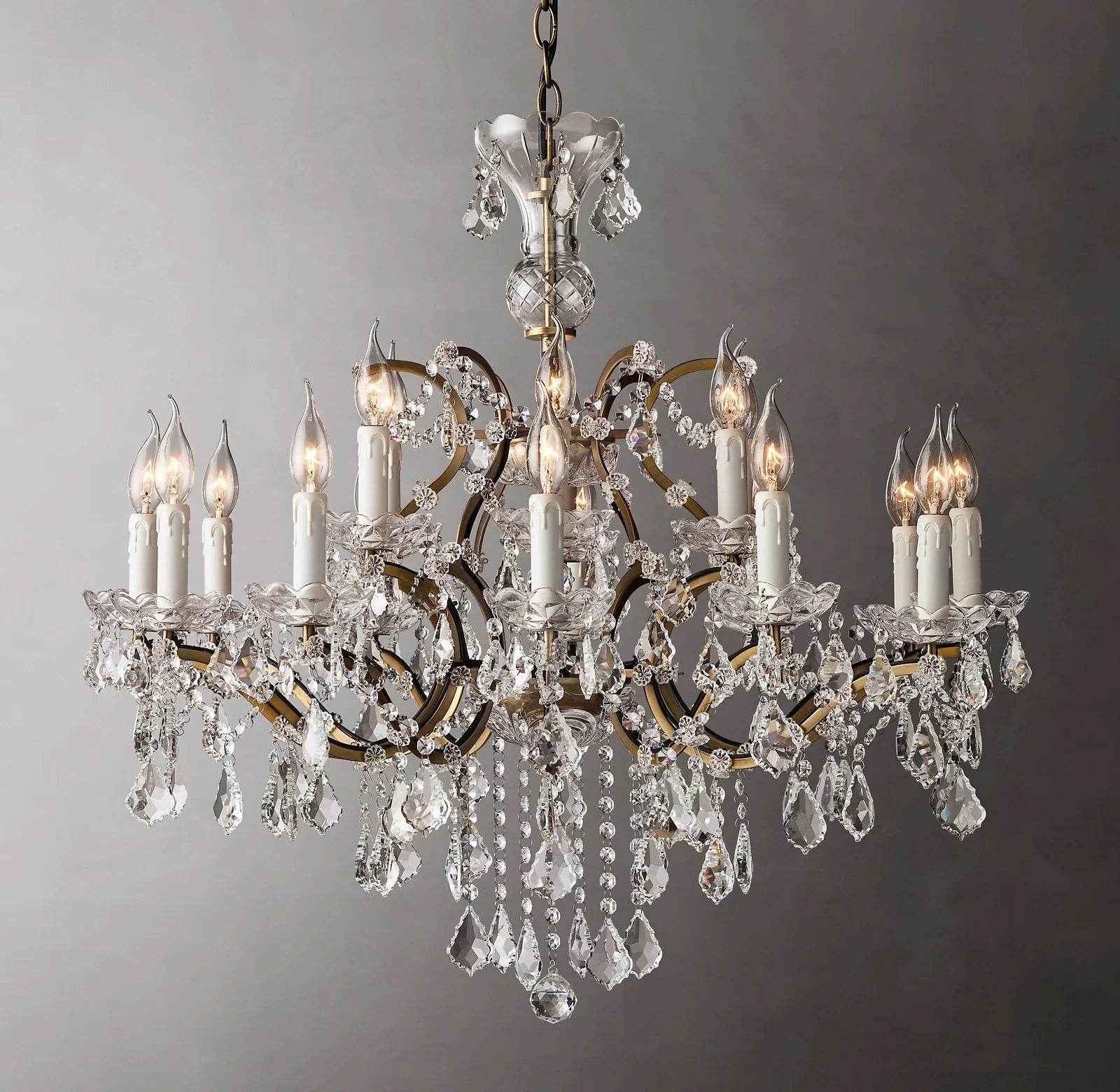 Candelabra Crystal Chandelier - Rococo