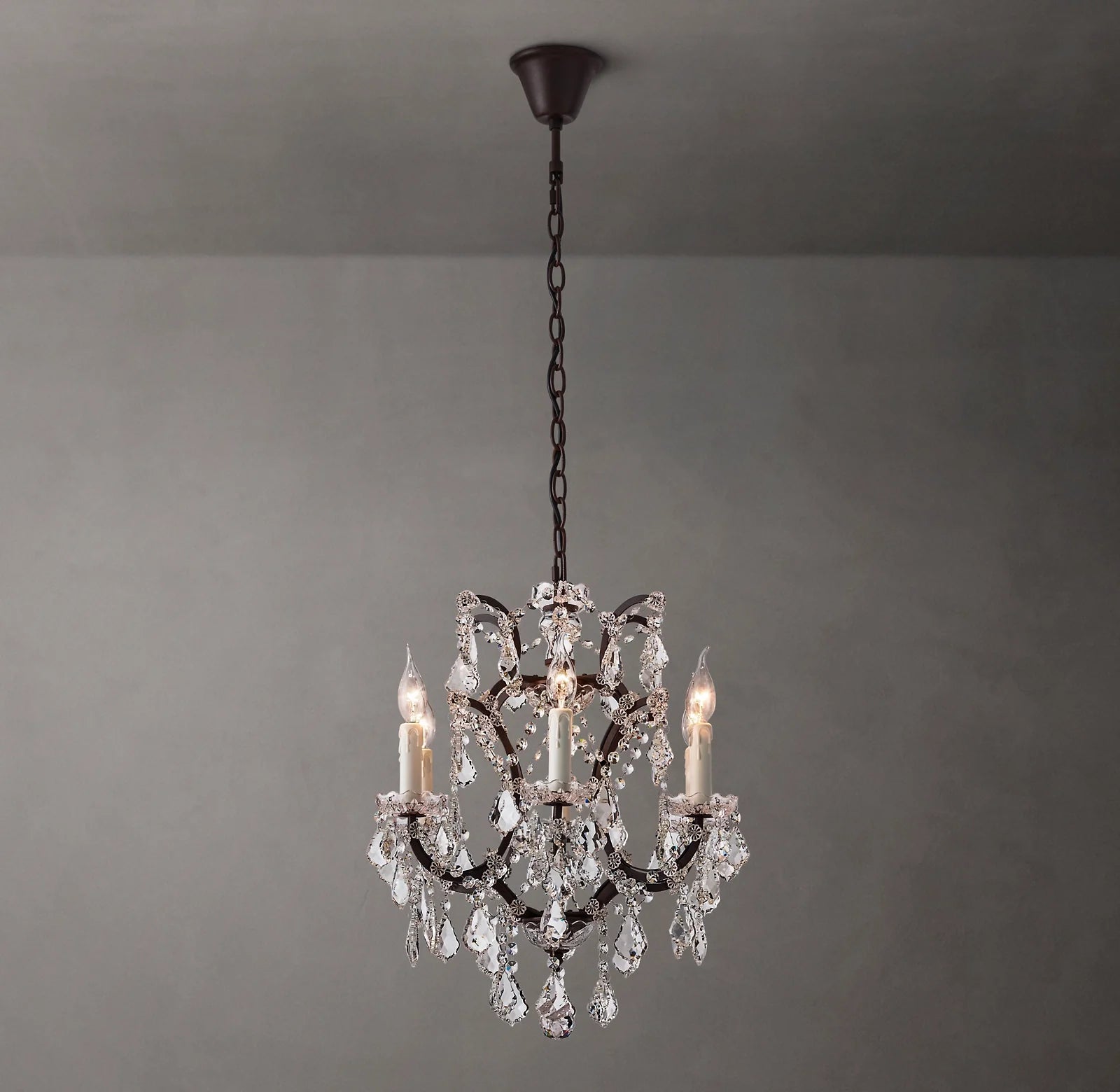 Candelabra Crystal Chandelier - Rococo