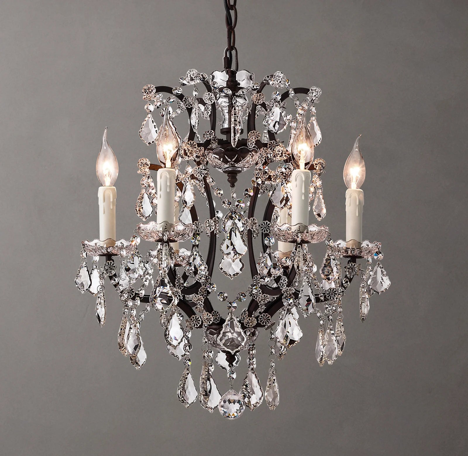 Candelabra Crystal Chandelier - Rococo