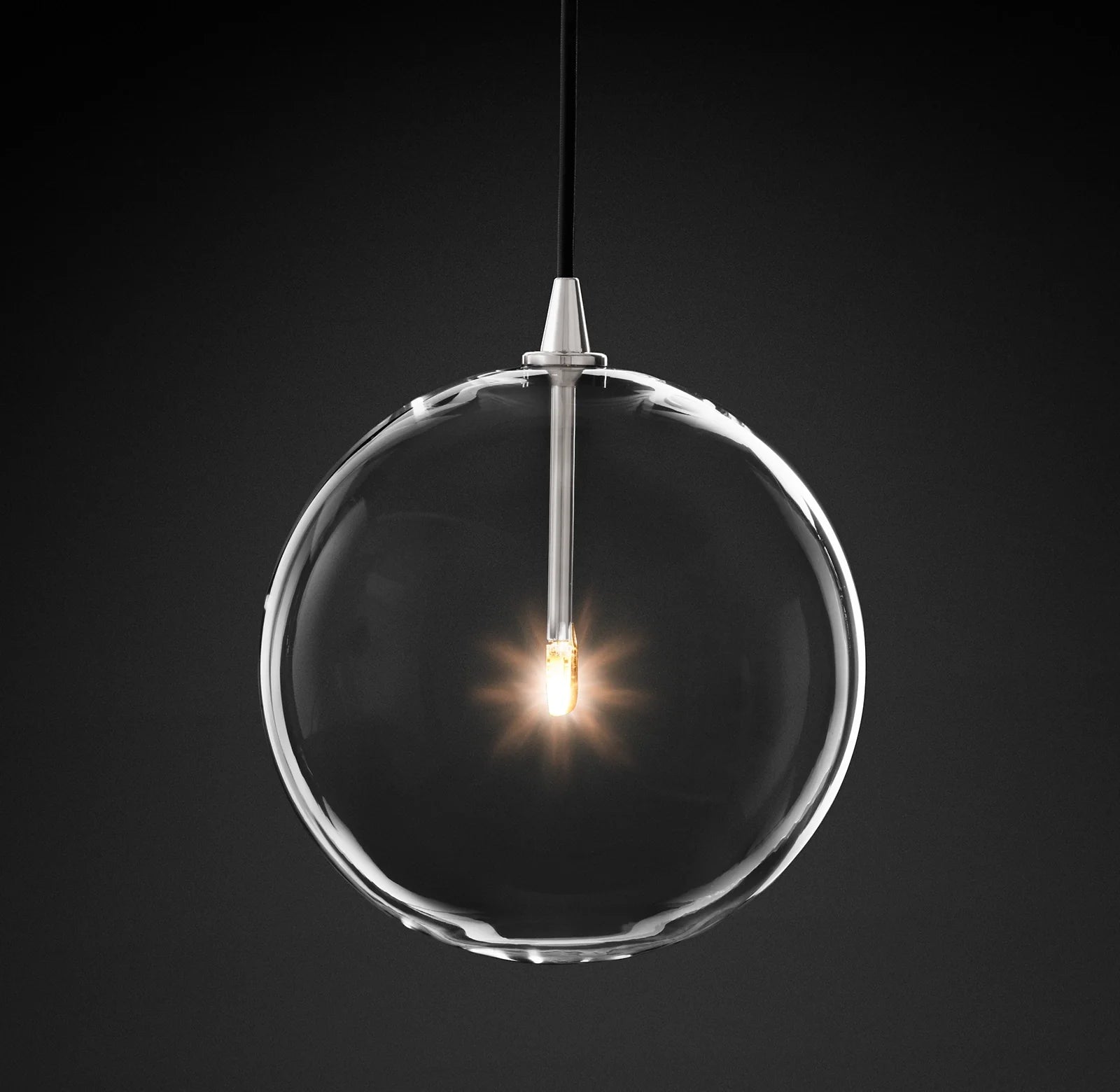 6 Inch Blown Glass Globe Pendant Light - Mobile