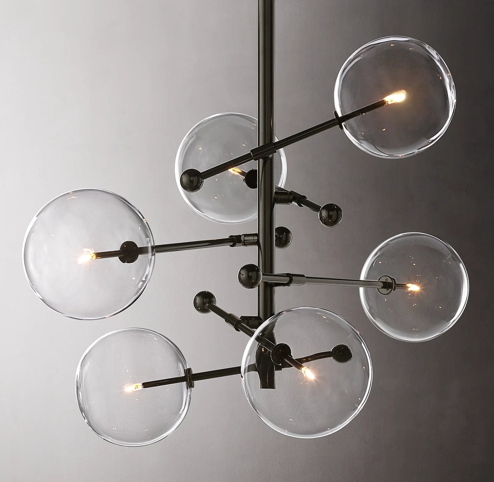 Sputnik Globe Glass Chandelier - Mobile