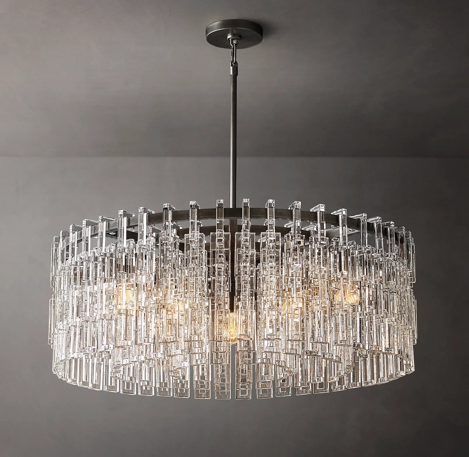 Cascading Chain Crystal Chandelier - Marignan