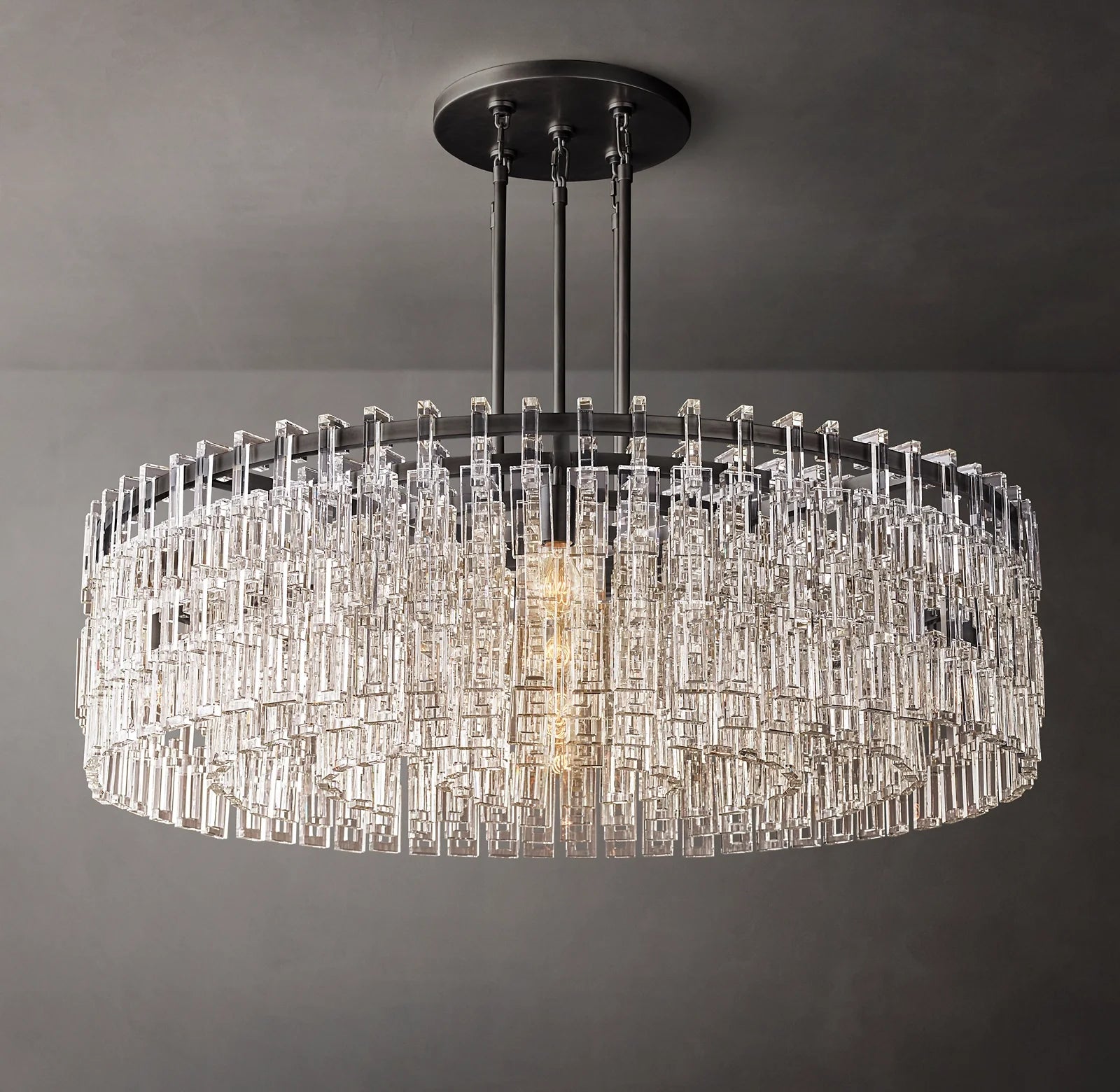 Cascading Chain Crystal Chandelier - Marignan