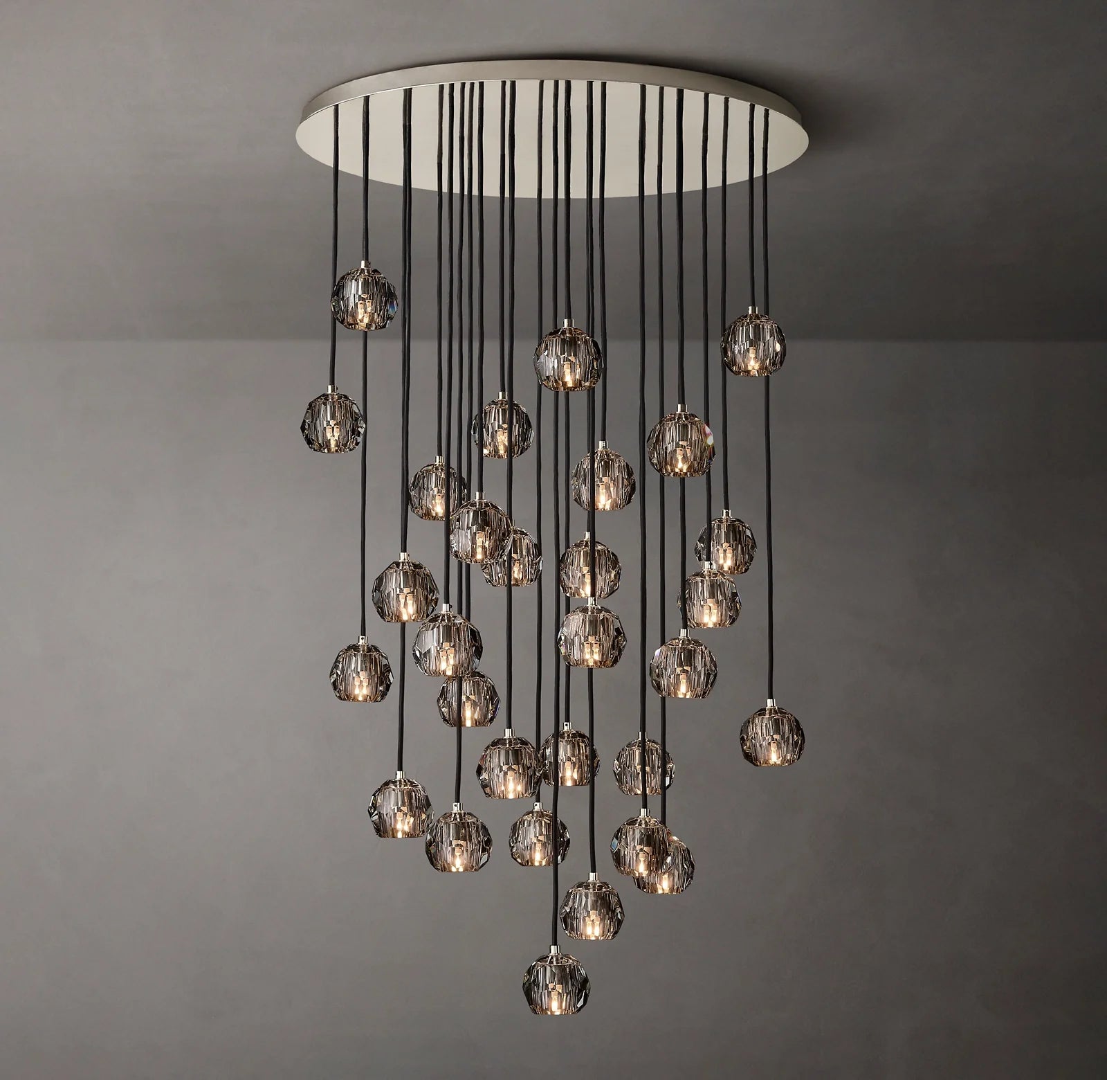 Crystal Cluster Chandelier – Boule