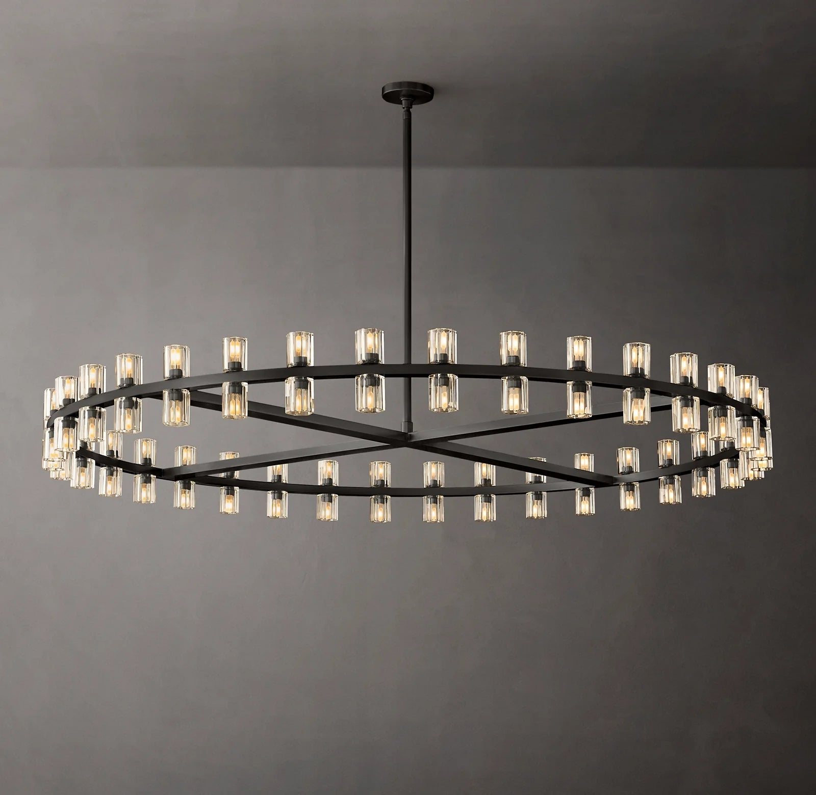 Hexagonal Crystal Round Chandelier – Arcachon