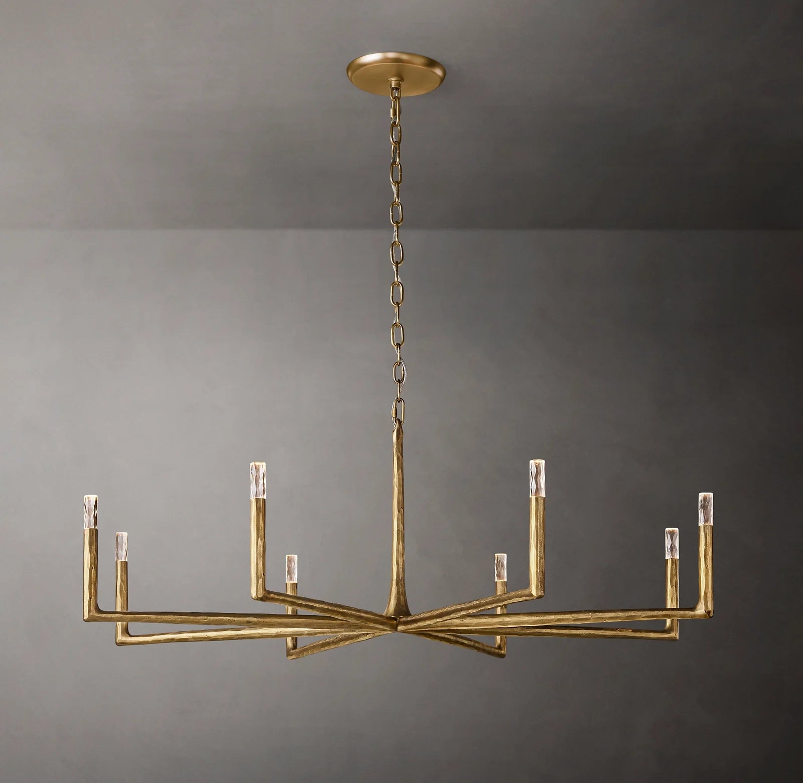 Forged Candlestick Chandelier - Thaddeus