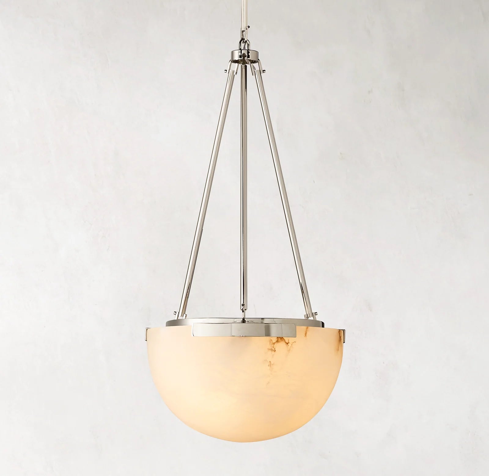 Semi-sphere Alabaster Pendant Light - Melange