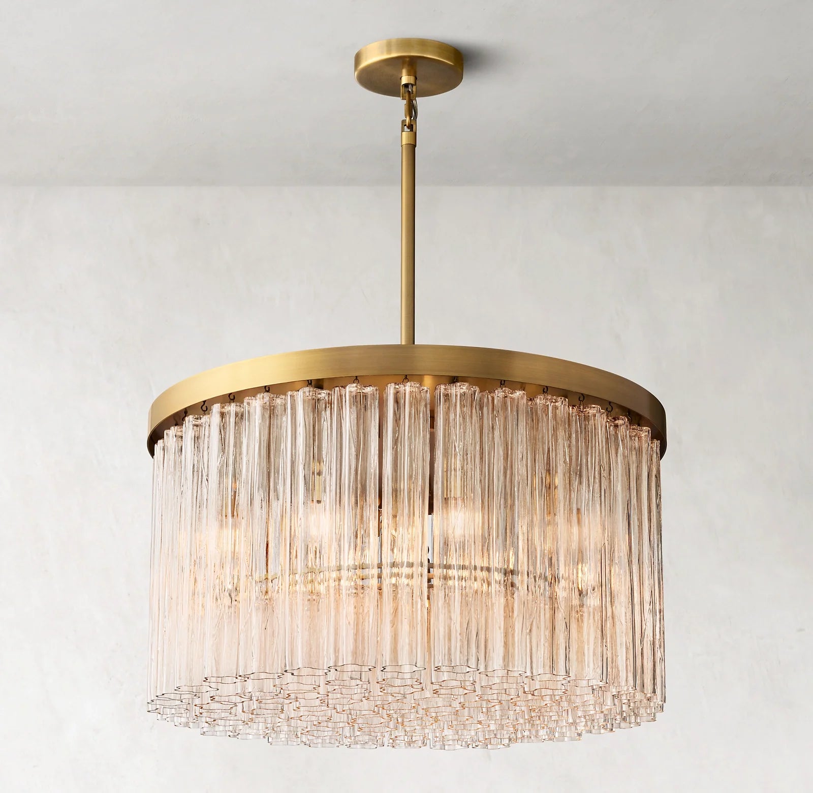 Tronchi Glass Round Chandelier - Cielo