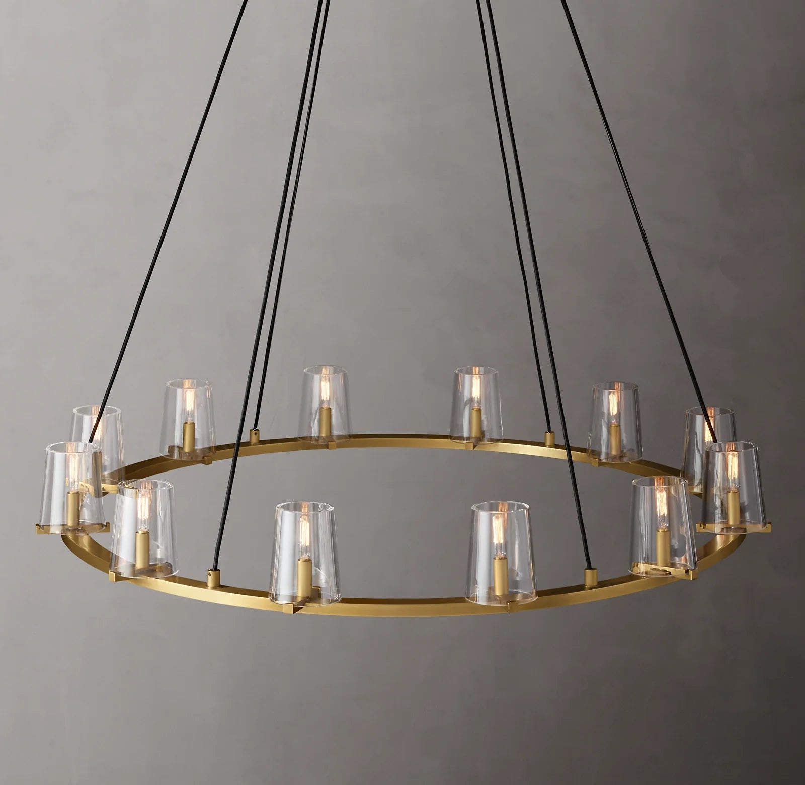 Hurricane Candle Ring Chandelier - Pauillac