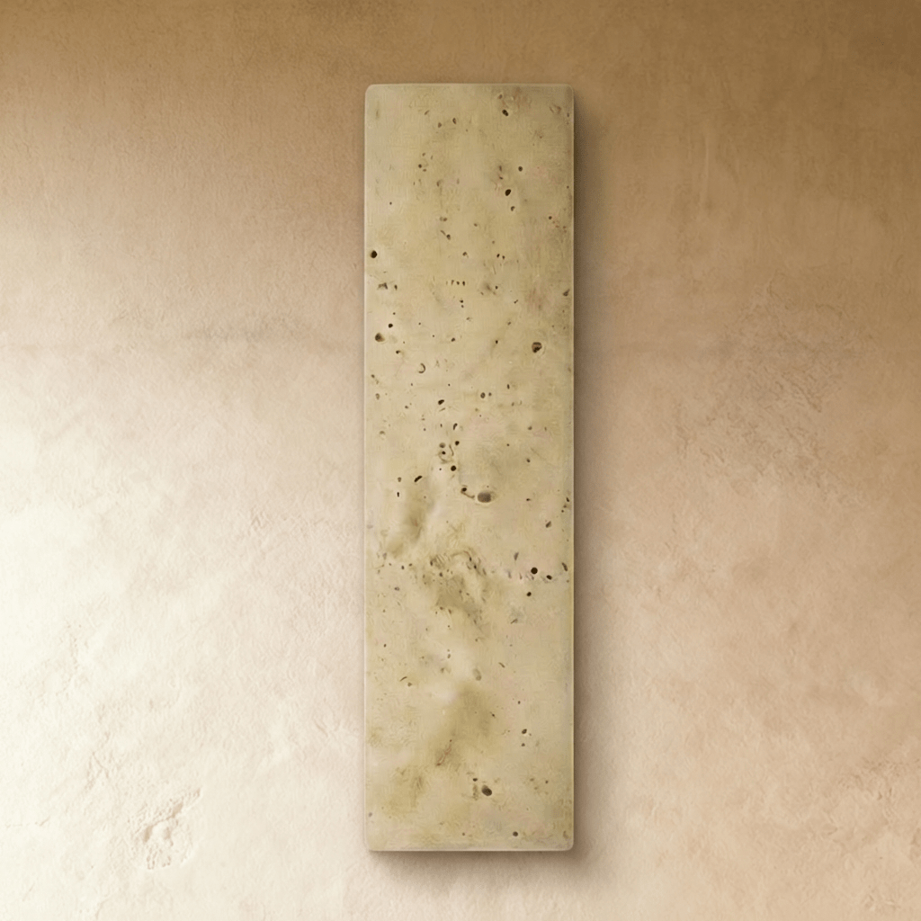 Veil Travertine Wall Lamp