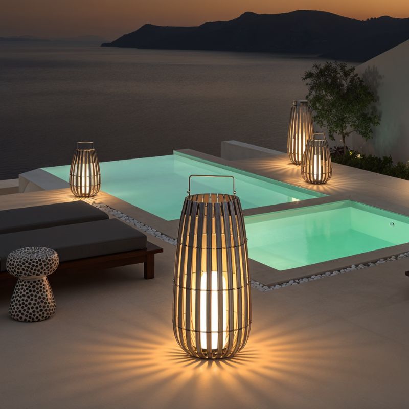 Wooden & Rattan Lights