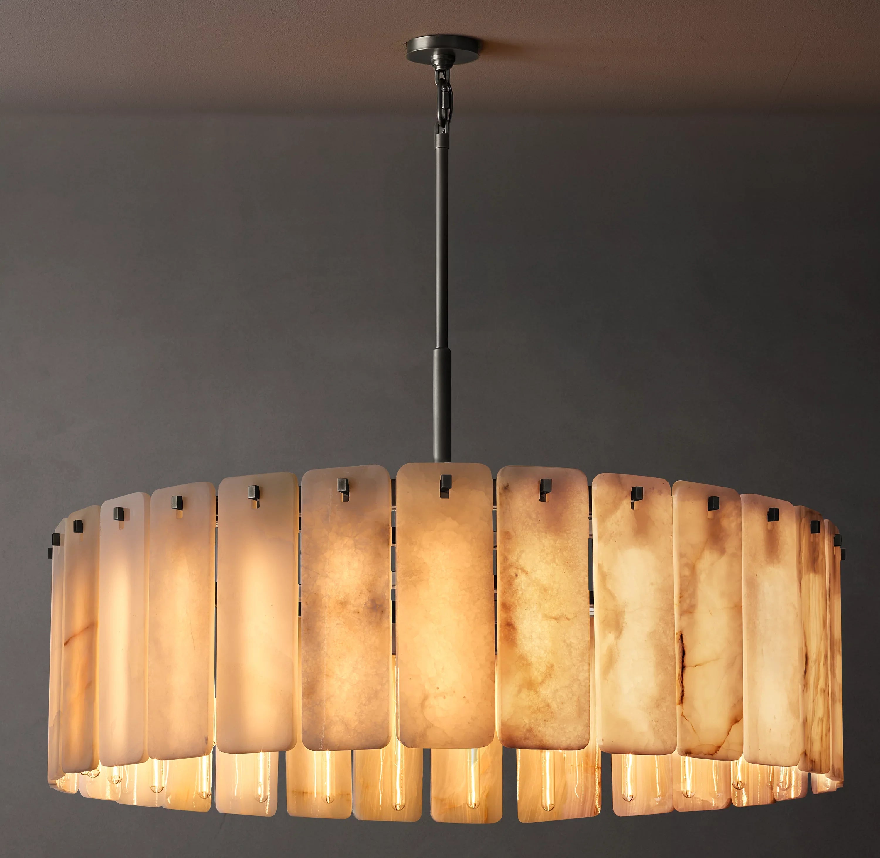 Alabaster Round Chandelier - Calamette