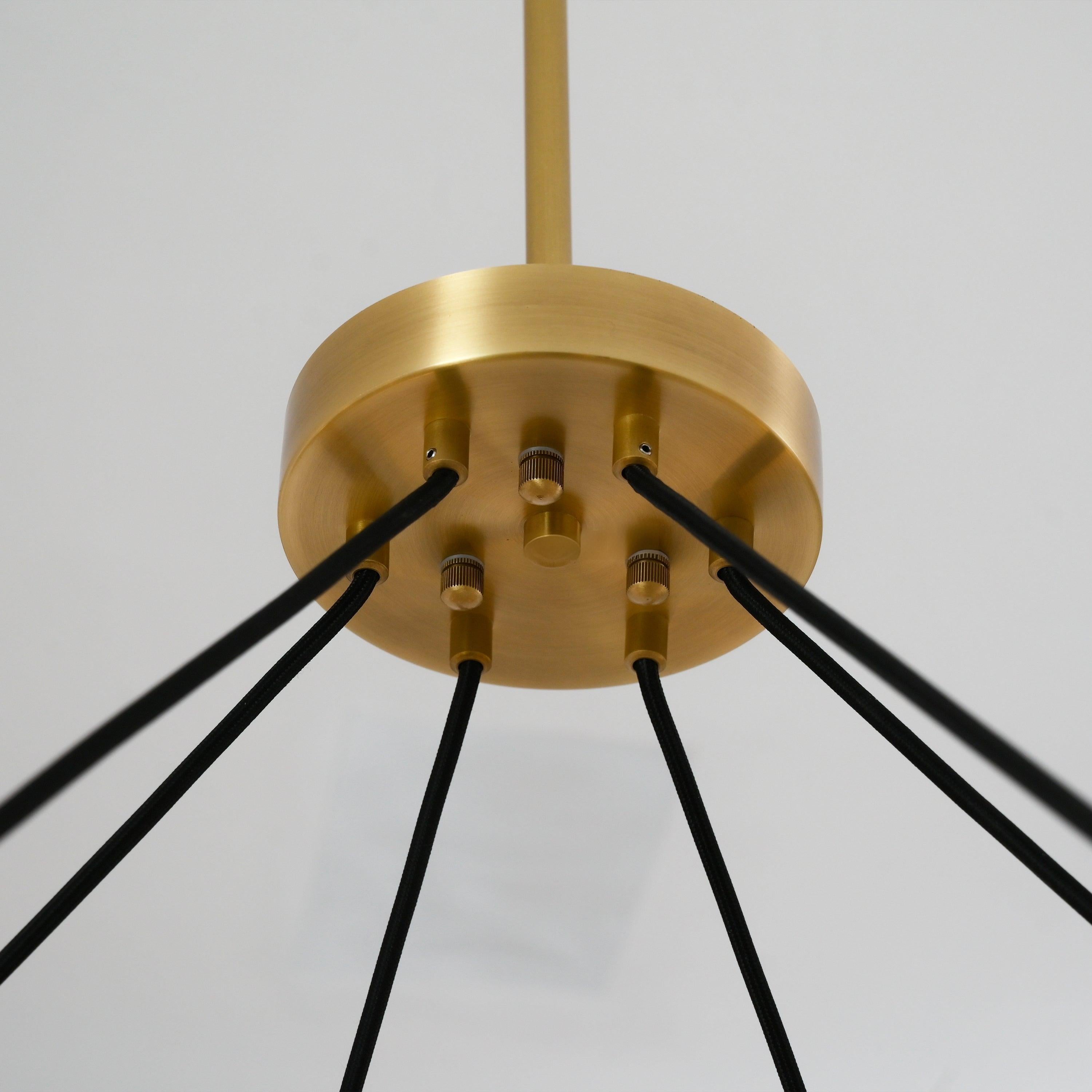 Hurricane Candle Ring Chandelier - Pauillac