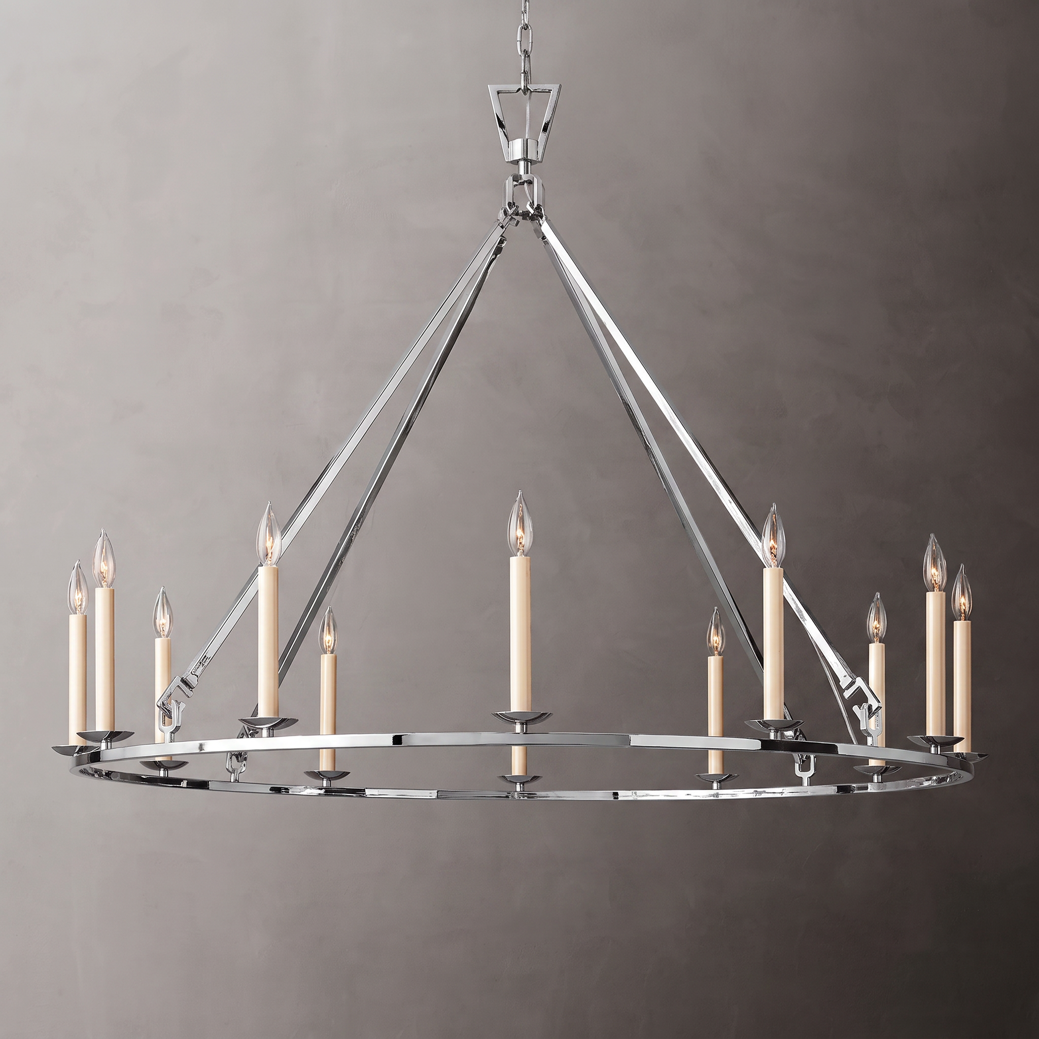 Candelabra Round Chandelier – Openwork