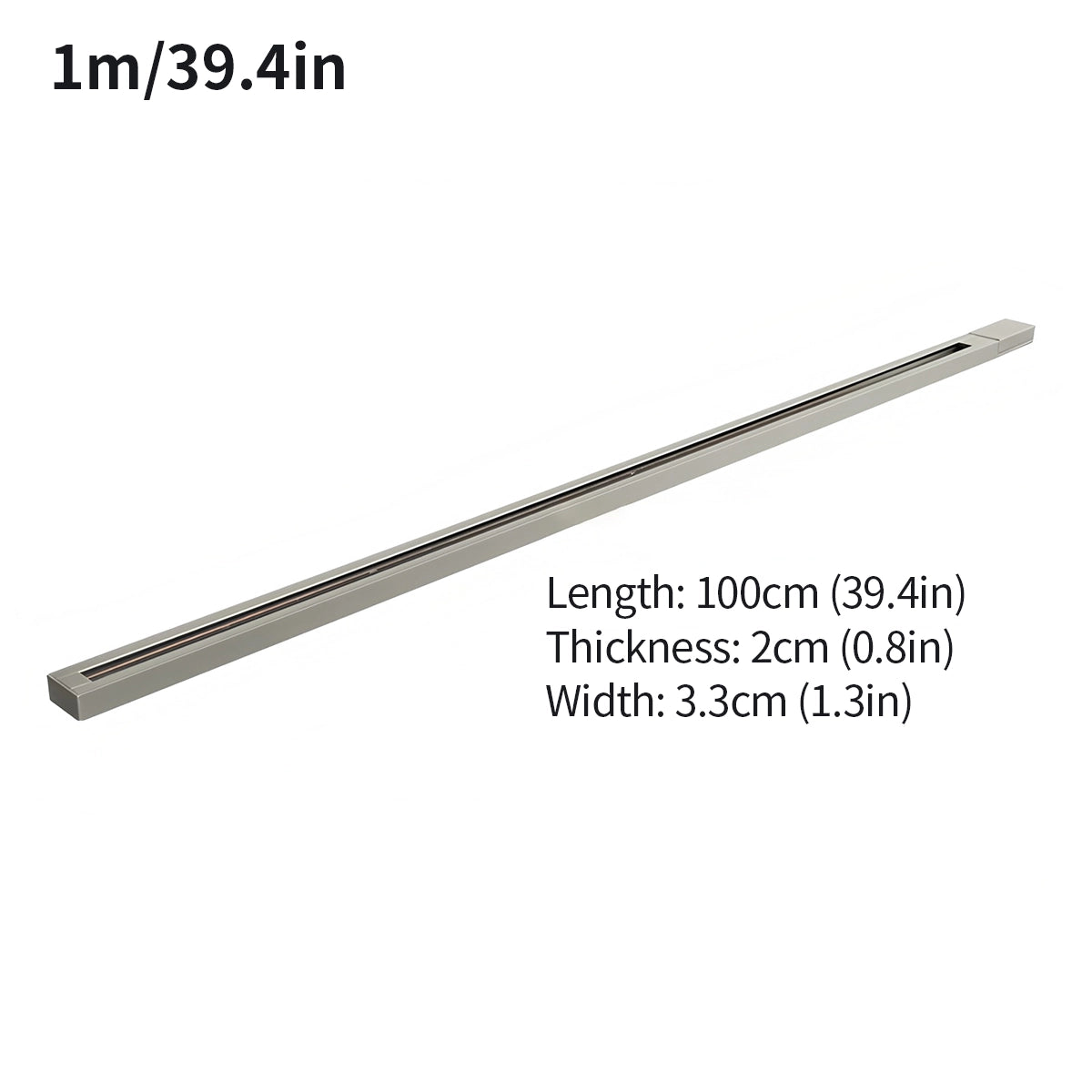 Bauhaus Nickel Plated Track Light
