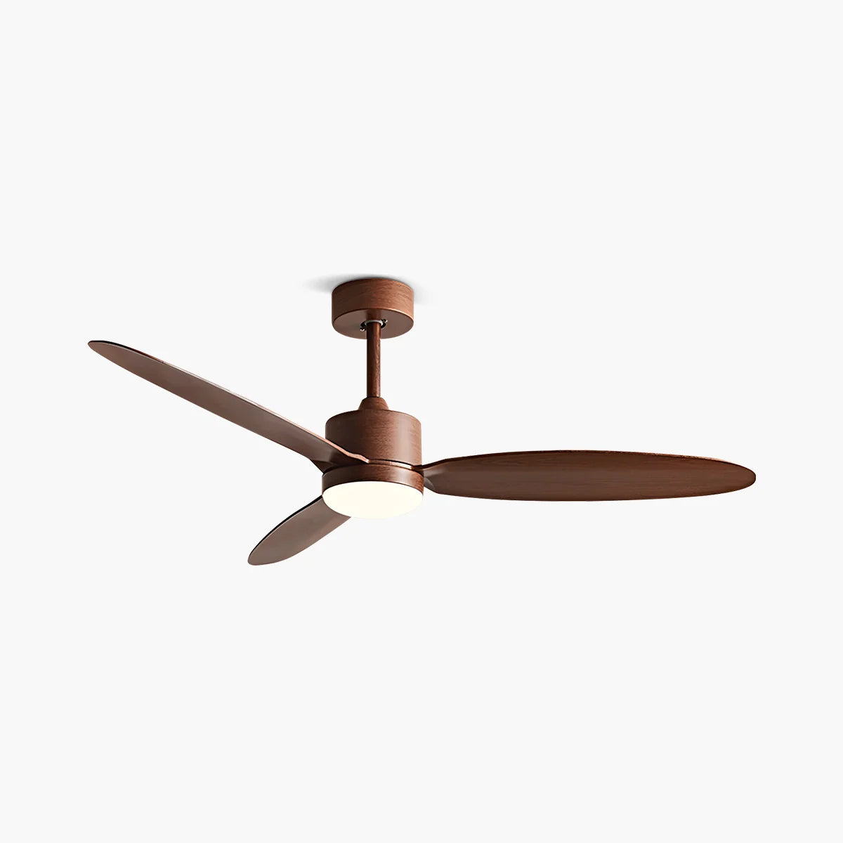 3-Blade Ceiling Fan With Light for Bedroom